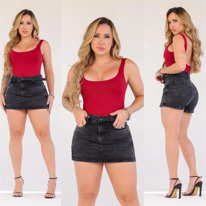 SHORT SAIA PREMIUM (COM CINTO)