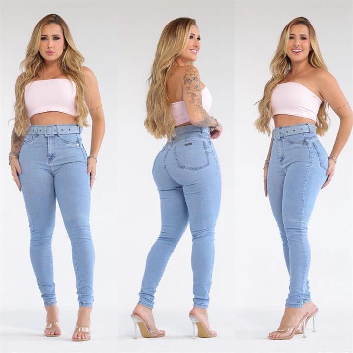 CALÇA COM CINTO ENCAPADO