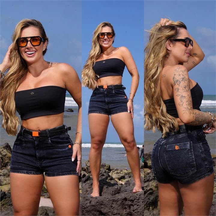 SHORT PREMIUM COM CINTO