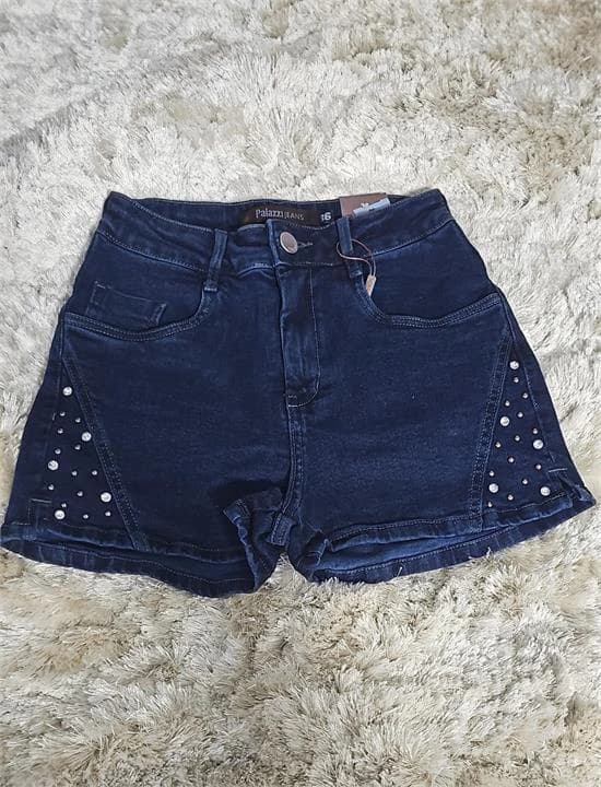 SHORT COM STRASS