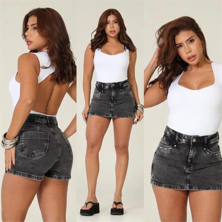 SHORT SAIA PREMIUM (COM STRASS)