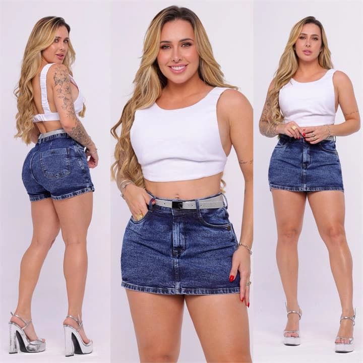 SHORT SAIA COM CINTO